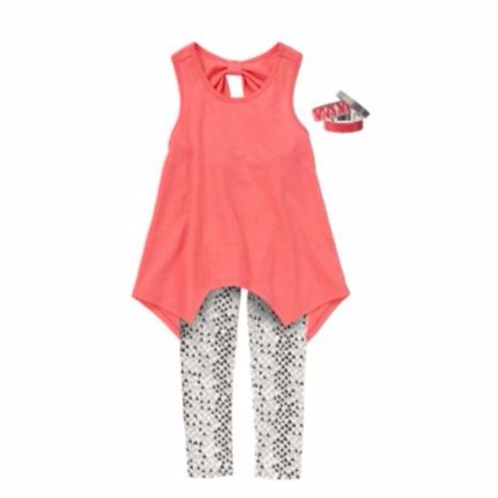 CRAZY 8 Savanna Sparkle Girl's Outfit Top+Jeans S - Picture 1 of 7